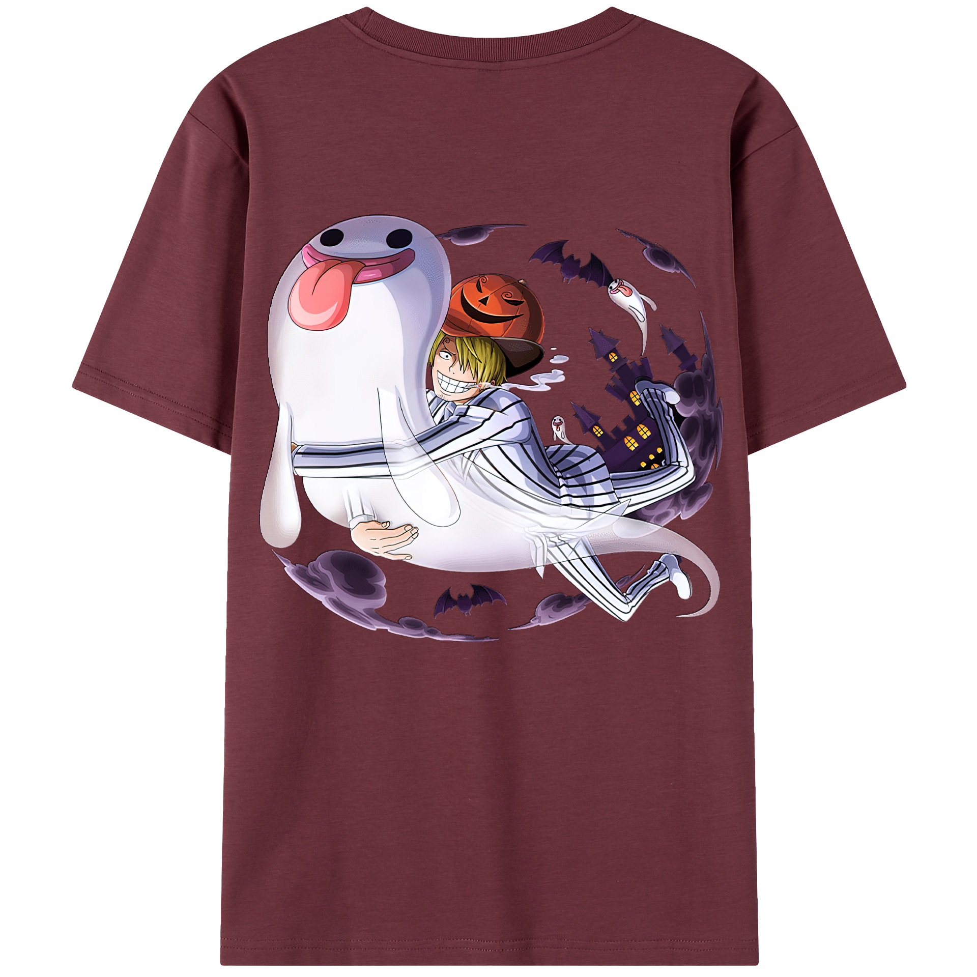 ワンピース サンジ ONE PIECE Sanji 綿100％半袖Tシャツ（背面プリント）